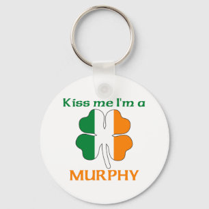 Personalisierte Iren küssen mich, den ich Murphy Schlüsselanhänger