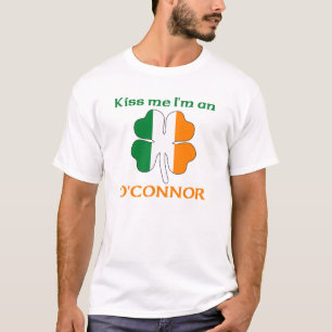 Personalisierte Iren küssen mich, den ich O'Connor T-Shirt