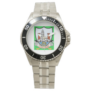 Personalisierte irische County-Herren-Uhren Co.Cor Armbanduhr