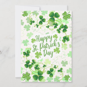 Personalisierte Irische St. Patrick's Day Segenswü Feiertagskarte