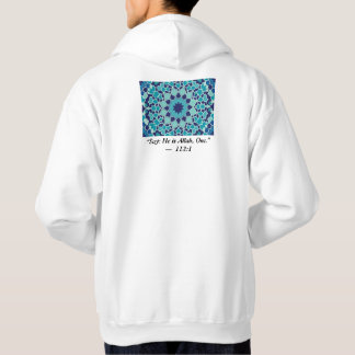 Personalisierte islamische Fliesen-Quran-Spruch-Ty Hoodie