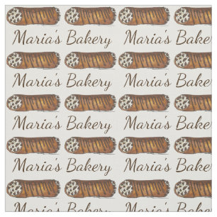 Personalisierte italienische Bäckerei Baker Cannol Stoff