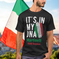 Personalisierte italienische Familiengruppe