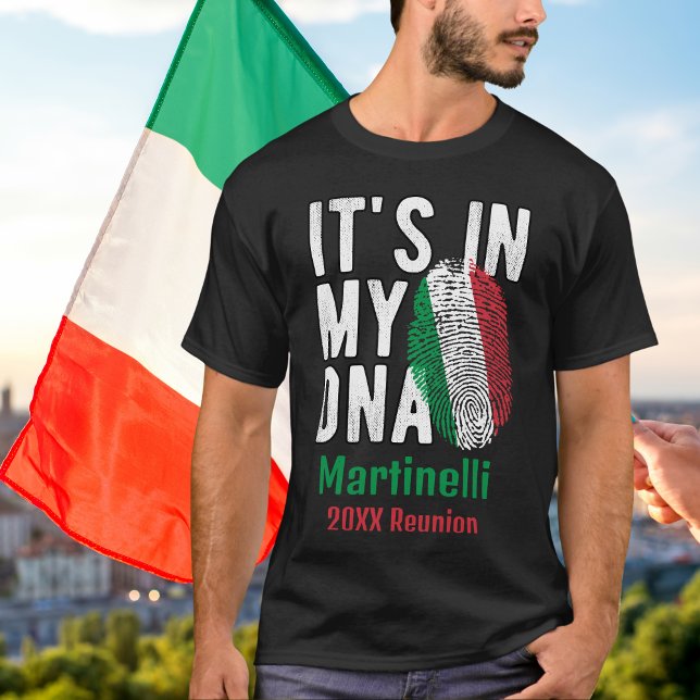 Personalisierte italienische Familiengruppe T-Shirt (Von Creator hochgeladen)