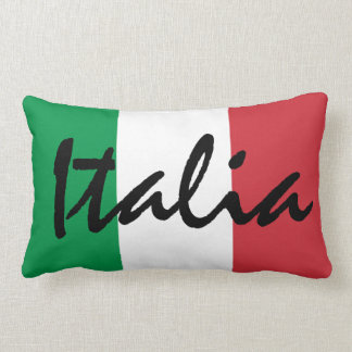 Personalisierte italienische Flagge Italien Lendenkissen