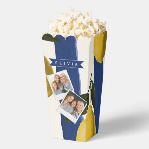 Personalisierte italienische Zitronenstreifen-Küst Geschenkschachtel