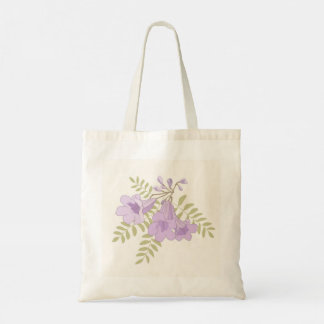 Personalisierte Jacaranda-Blüten-Blumentasche Tragetasche