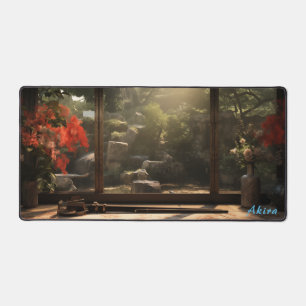 Personalisierte japanische Workbench & Garden Desk Schreibtischunterlage