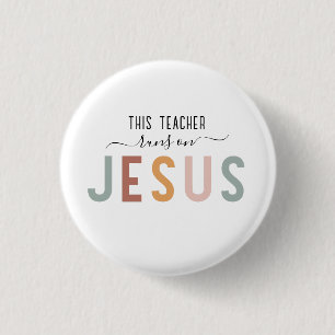 Personalisierte Jesus-Glaubensberufe Button