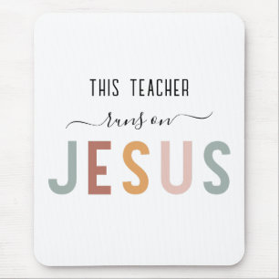 Personalisierte Jesus-Glaubensberufe  Mousepad