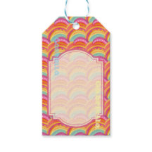 Personalisierte Joyful Watercolor-Geschenketikette