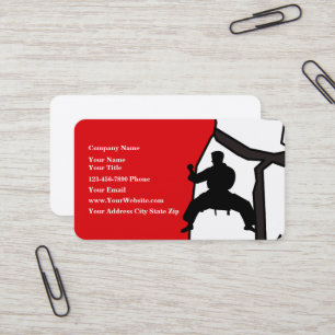 Personalisierte Judo-Trainer-Karte Visitenkarte