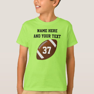 Personalisierte Jugend-FußballJerseys Name, Zahl T-Shirt