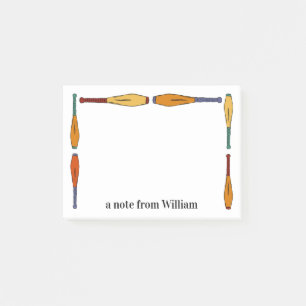 Personalisierte Juggler-Schläger Post-it Klebezettel