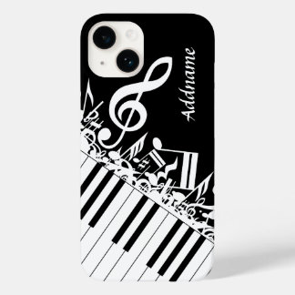 Personalisierte Jumbled-Musiknotizen und -Klaviert Case-Mate iPhone Hülle