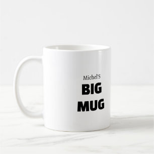 Personalisierte Jumbo-Tasse Individuelle Name Co Kaffeetasse