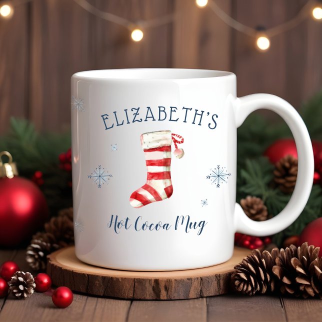 Personalisierte Junge oder Girl Holiday Hot Cocoa  Kaffeetasse (Von Creator hochgeladen)