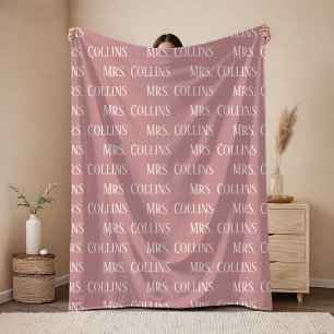 Personalisierte Junggesellinnen-Abschied-Decke als Fleecedecke