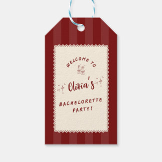 Personalisierte Junggesellinnen-Abschied-Geschenka Geschenkanhänger