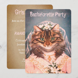 Personalisierte Junggesellinnen-Abschiedsparty, Br Einladung