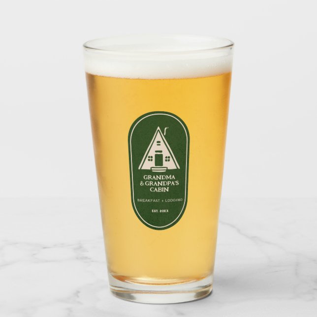 Personalisierte Kabine mit Rahmen A Glas (Vorne (Gefüllt))