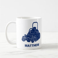 Personalisierte Kaffee-Tasse für Landscapes, Mäher