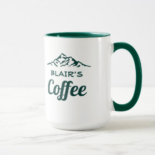 Personalisierte Kaffee-Tasse mit Bergen Tasse