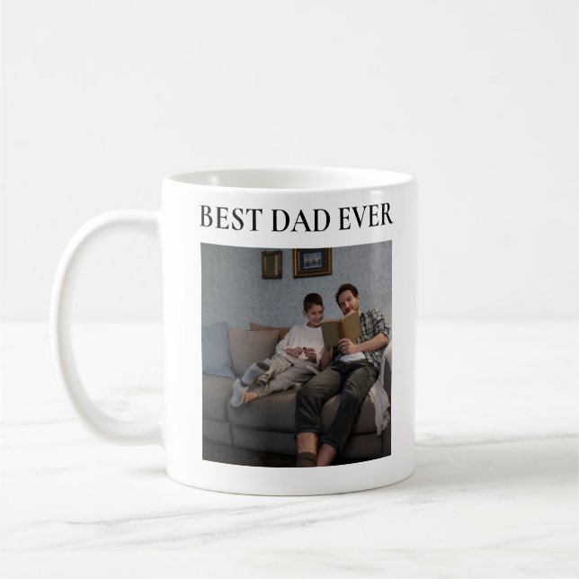 Personalisierte Kaffee-Tasse mit dem Satz "Bester  Kaffeetasse (Links)