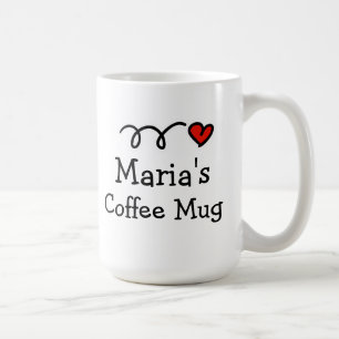 Personalisierte Kaffee-Tasse mit individuelle Name Tasse