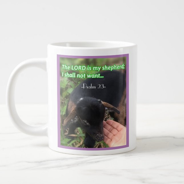 Personalisierte Kaffee-Tasse mit Inspiration Jumbo-Tasse (Links)