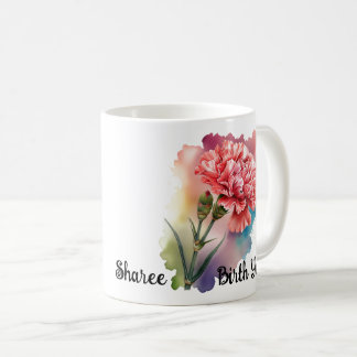 Personalisierte Kaffee-Tasse mit Januar-Geburtstag Kaffeetasse