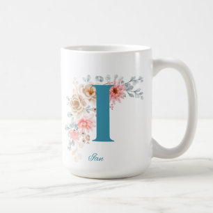 Personalisierte Kaffee-Tasse mit Name & Alphabet I Kaffeetasse