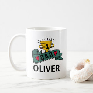 Personalisierte Kaffee-Tasse Name-des Vatertags-  Kaffeetasse