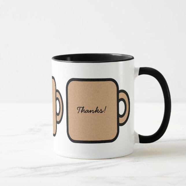 Personalisierte Kaffee-Tasse Tasse (Rechts)