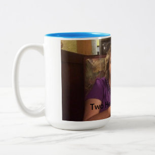 Personalisierte Kaffee-Tasse, zwei tonen, 15 Unze Zweifarbige Tasse