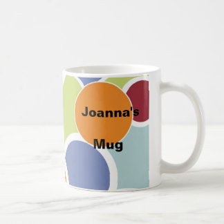 Personalisierte Kaffee-Tassen-Retro Kreise Kaffeetasse