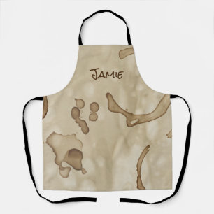 Personalisierte Kaffeegärten, Stains, Barista, Bro Schürze