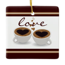 Personalisierte Kaffeekuchen Couple in der Liebe W