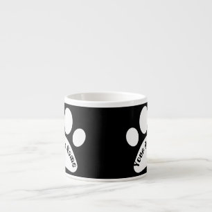 Personalisierte Kaffeetasse mit individuellem Name Espressotasse