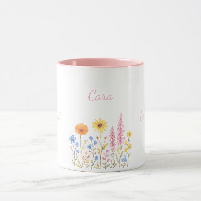 Personalisierte Kaffeetassen, Cara Name Tasse (Zentrum)