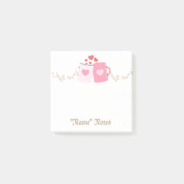 Personalisierte Kaffeetaste Post-it Klebezettel