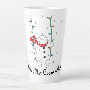 Personalisierte Kakao-Tasse Snowman schwingen Milchtasse