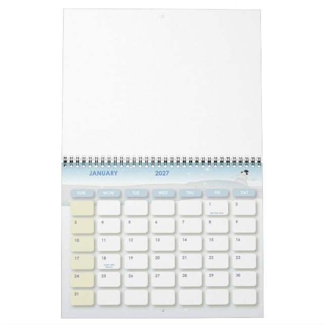 Personalisierte Kalender (Jan 2027)