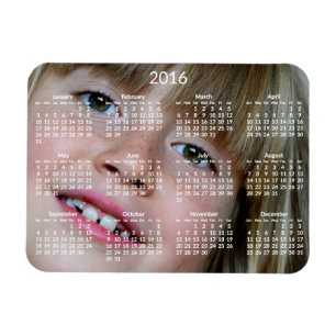 Personalisierte Kalender 2016 Flexible Magnet