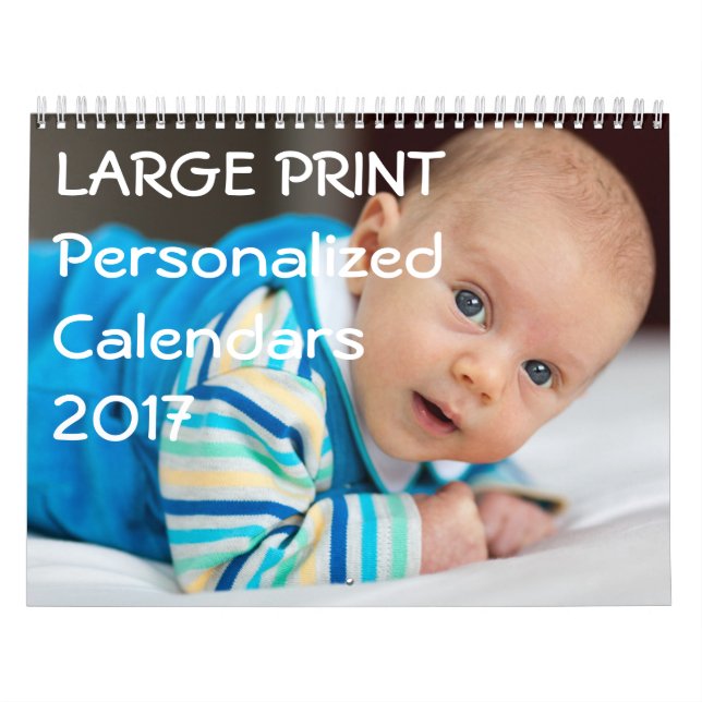 Personalisierte Kalender für Großdrucke 2017 (Titelbild)