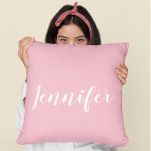 Personalisierte Kalligrafie Jennifer Name Design P Kissen