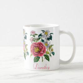 Personalisierte Kamelien Tasse