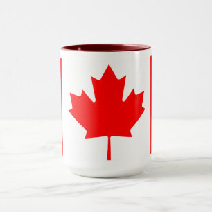 Personalisierte Kanada-Flagge Benutzerdefinierte Tasse