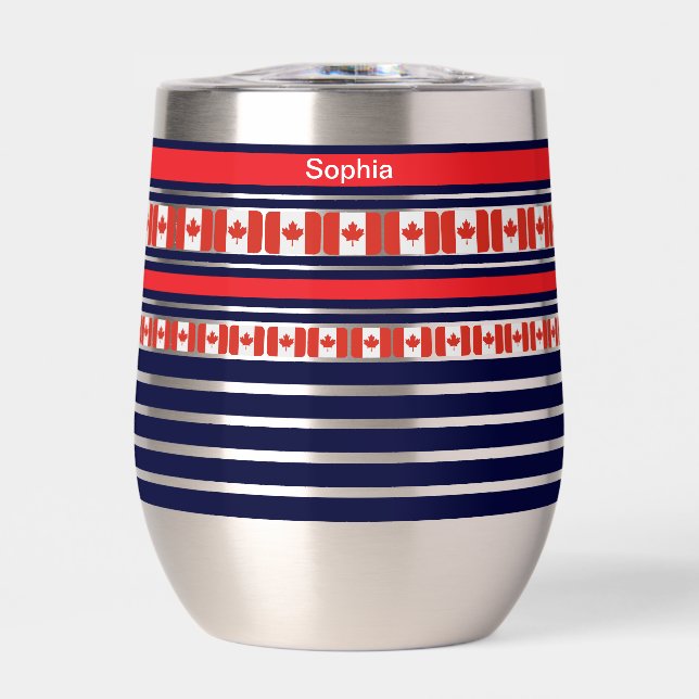 Personalisierte kanadische Patriotikflagge (Vorderseite)