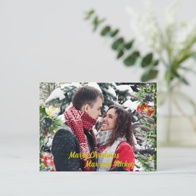 Personalisierte Karte (Stehend Vorderseite)